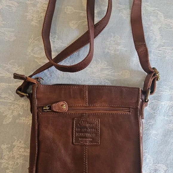 ASHWOOD HERITAGE Crossbody Bag Red Leather Woven England UK Purse Handbag Boho - Picture 6 of 16